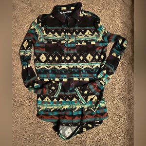 Cowgirl, tuff, pull over button down, size extra small